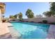 Relaxing backyard oasis with a refreshing swimming pool at 15817 W Bonitos Dr, Goodyear, AZ 85395