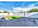 Artificial turf, gravel, and a storage shed in the backyard at 4307 N 15Th Dr, Phoenix, AZ 85015