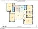 Floor plan showing 3 bedrooms, 2 baths, and open living space at 4307 N 15Th Dr, Phoenix, AZ 85015