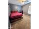 Bedroom with a queen bed and dark-wood frame at 6349 W Valencia Dr, Laveen, AZ 85339