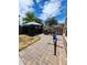 Backyard with patio, gazebo, and storage shed at 6349 W Valencia Dr, Laveen, AZ 85339