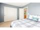 Neat bedroom with a double bed and built-in closet at 35066 N Happy Jack Dr, San Tan Valley, AZ 85144