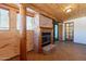 Sunroom features a stone fireplace and wood paneling at 14602 N Olympic Way, Fountain Hills, AZ 85268