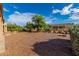 Landscaped backyard with gravel and desert plants at 42425 W North Star Dr, Maricopa, AZ 85138