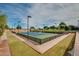 Well-maintained tennis court with surrounding landscape at 1681 E Grand Ridge Rd, Queen Creek, AZ 85140