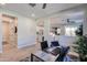 Home office space with wood desk and two laptops at 15820 S 177Th Dr, Goodyear, AZ 85338