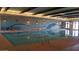 Relaxing indoor pool with calming wall art at 15820 S 177Th Dr, Goodyear, AZ 85338
