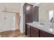 Bathroom boasts a shower/tub combo and modern vanity at 1924 S Smith Rd, Maricopa, AZ 85138