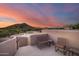 Relaxing rooftop terrace offering scenic sunset views at 8300 E Dixileta Dr # 253, Scottsdale, AZ 85266