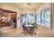 Bright breakfast nook with a view, and access to the kitchen and living room at 8300 E Dixileta Dr # 253, Scottsdale, AZ 85266
