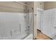 Bathroom with shower/tub combo and tile flooring at 10030 W Indian School Rd # 257, Phoenix, AZ 85037