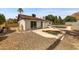 Backyard with pool, spa, and gravel at 2320 E Shangri La Rd, Phoenix, AZ 85028