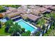 Lap pool and clubhouse aerial view at 120 E Camellia Way, San Tan Valley, AZ 85140