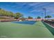 Well-maintained tennis court with green surface at 120 E Camellia Way, San Tan Valley, AZ 85140