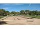 Well-maintained bocce ball court with wooden borders at 1438 W Coral Reef Dr, Gilbert, AZ 85233