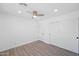 Spacious bedroom with hardwood floors and large closet at 632 N 72Nd Pl, Scottsdale, AZ 85257