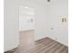 Bright laundry room with wood-look flooring at 632 N 72Nd Pl, Scottsdale, AZ 85257