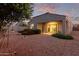 Landscaped backyard with patio and gravel area at 285 S Espada Trl, Casa Grande, AZ 85194