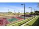 Well-lit community pickleball courts with ample space at 18009 E Silver Sage Ln, Rio Verde, AZ 85263