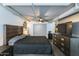 Modern bedroom with large windows and city views at 535 W Thomas Rd # 503, Phoenix, AZ 85013
