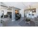 Open concept living room with modern furnishings and kitchen at 535 W Thomas Rd # 503, Phoenix, AZ 85013