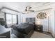 Modern bedroom with large windows and city views at 535 W Thomas Rd # 503, Phoenix, AZ 85013