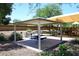 Community picnic area with shaded seating at 27762 N 96Th Dr, Peoria, AZ 85383