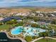 Resort-style pool with water features and expansive community views at 9233 S Krista E Dr, Goodyear, AZ 85338