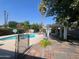 Inviting pool area with brick patio and pergola at 5 E 14Th St, Tempe, AZ 85281