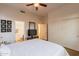 Comfortable bedroom with ensuite bathroom and ample closet space at 3701 E Canyon Way, Chandler, AZ 85249