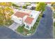 Lovely home viewed from above, showcasing its unique architectural details at 7344 E Keim Dr, Scottsdale, AZ 85250