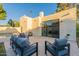 Inviting backyard oasis with a refreshing pool and patio furniture at 7344 E Keim Dr, Scottsdale, AZ 85250
