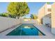 Relaxing rectangular pool perfect for summer fun at 7344 E Keim Dr, Scottsdale, AZ 85250