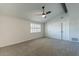 Bright bedroom featuring a ceiling fan and ample space at 7344 E Keim Dr, Scottsdale, AZ 85250