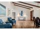 Bright living room with hardwood floors, stylish seating and decor at 9020 N 33Rd Way, Phoenix, AZ 85028