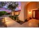 Attractive walkway leading to a charming home entrance at 9020 N 33Rd Way, Phoenix, AZ 85028