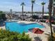 Relaxing community pool and spa with ample seating at 650 N Hawes Rd # 3809, Mesa, AZ 85207