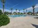 Resort-style pool with cabanas and comfortable lounge chairs at 650 N Hawes Rd # 3809, Mesa, AZ 85207