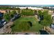 Aerial view of community green space and homes at 1632 N 77Th Gln, Phoenix, AZ 85035