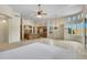 Open kitchen with island and stainless steel appliances at 8874 E Flathorn Dr, Scottsdale, AZ 85255
