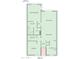 Floor plan showcasing a 1 bedroom, 1 bath layout at 10828 N Biltmore Dr # 203, Phoenix, AZ 85029
