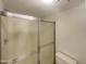 Bathroom with a shower stall and toilet at 10828 N Biltmore Dr # 203, Phoenix, AZ 85029