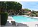 Inviting community swimming pool with lounge chairs at 3031 N Civic Center Plz # 230, Scottsdale, AZ 85251