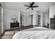 Bright main bedroom with large windows and private balcony access at 3130 S Valle Verde Cir, Mesa, AZ 85212