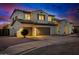 Two-story house with a two-car garage and landscaped yard at 3130 S Valle Verde Cir, Mesa, AZ 85212