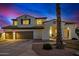 Two-story house with a two-car garage and landscaped yard at 3130 S Valle Verde Cir, Mesa, AZ 85212