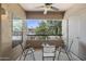 Private patio with seating area and views of the community at 20121 N 76Th N St # 2051, Scottsdale, AZ 85255