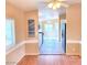 Open concept dining area with wood floors at 3349 N Ralston Rd, Maricopa, AZ 85139