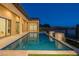 Luxury pool with a view of the desert landscape at 9633 E Quarter Circle Loop, Gold Canyon, AZ 85118