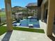 Inviting backyard pool with water feature, perfect for relaxation at 9633 E Quarter Circle Loop, Gold Canyon, AZ 85118